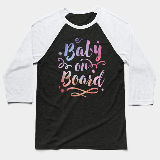 Baby on Board Baseball T-Shirt by CheesyB